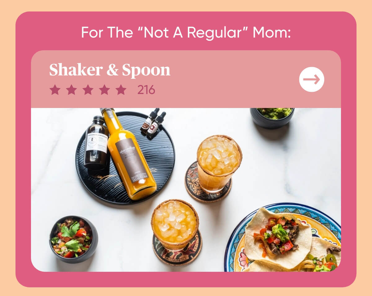 For The Not A Regular Mom Shaker & Spoon