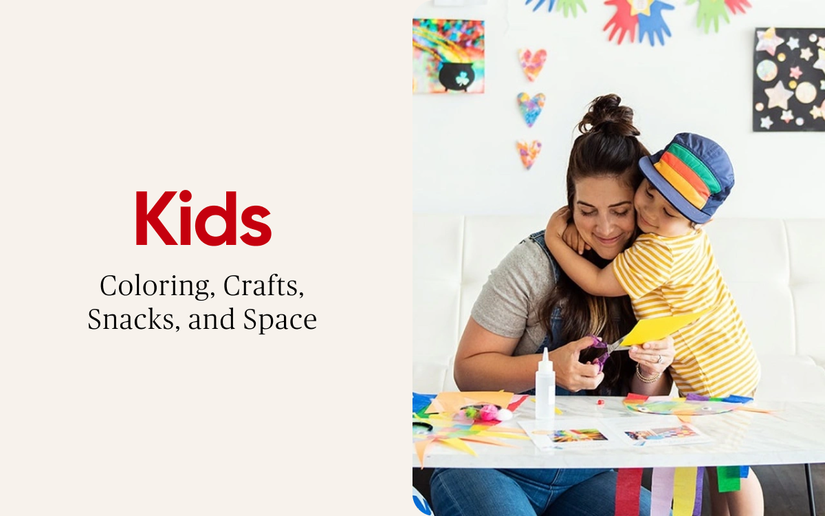 Kids Coloring, Crafts, Snacks, and Space 