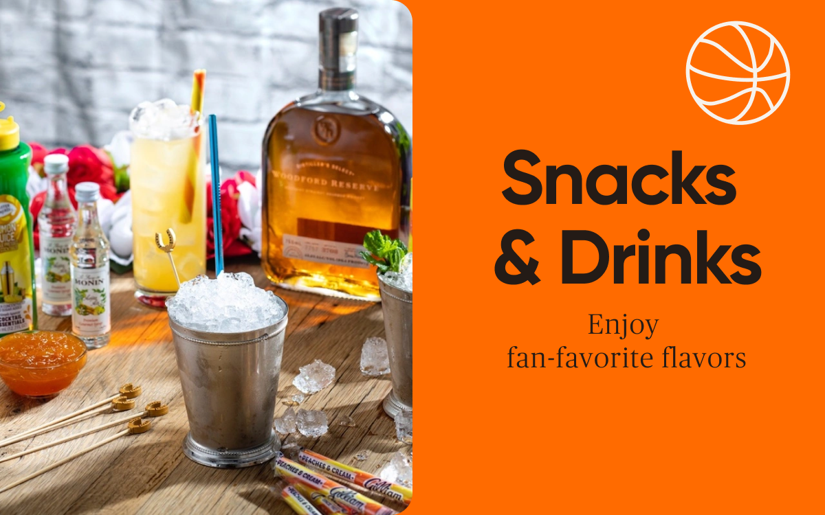 Snacks & Drinks Enjoy fan-favorite flavors 
