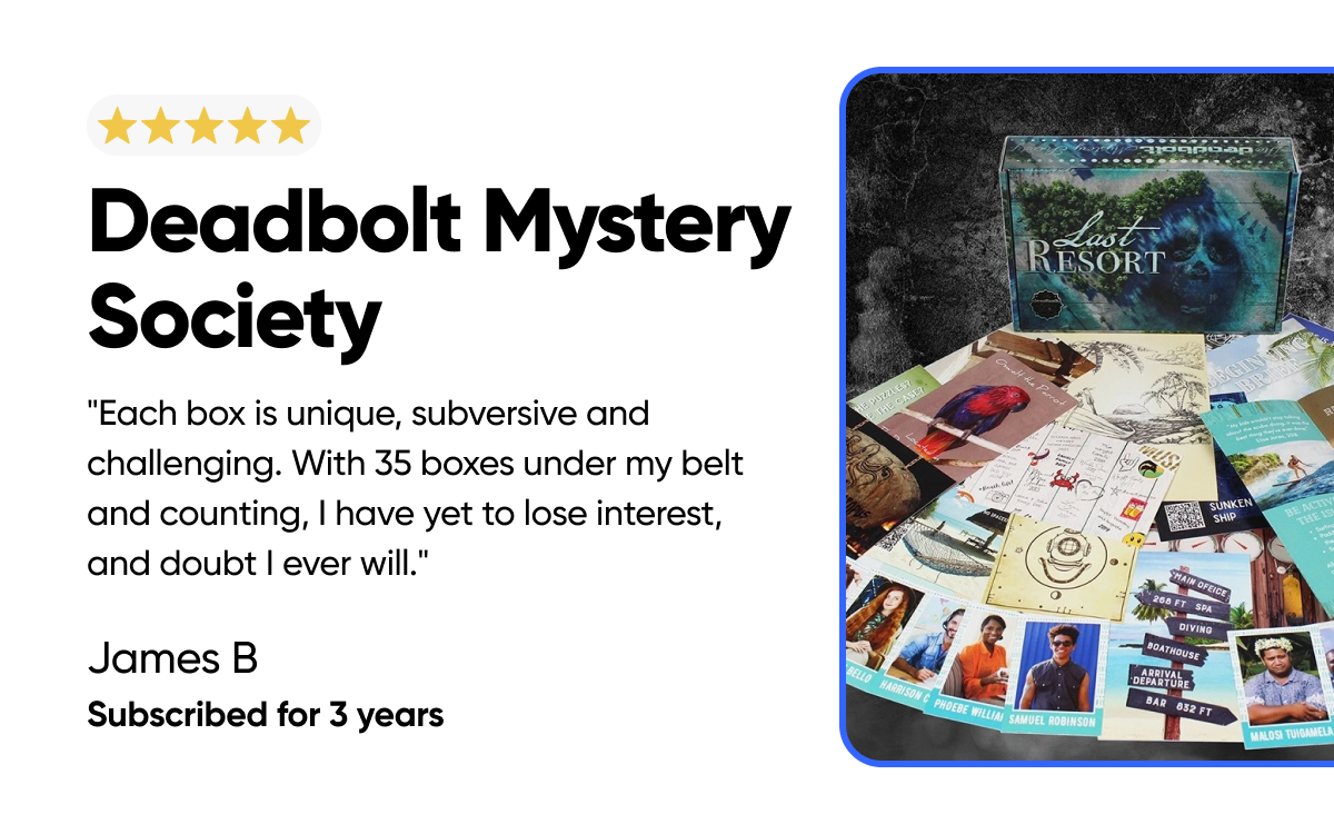 Deadbolt Mystery Society