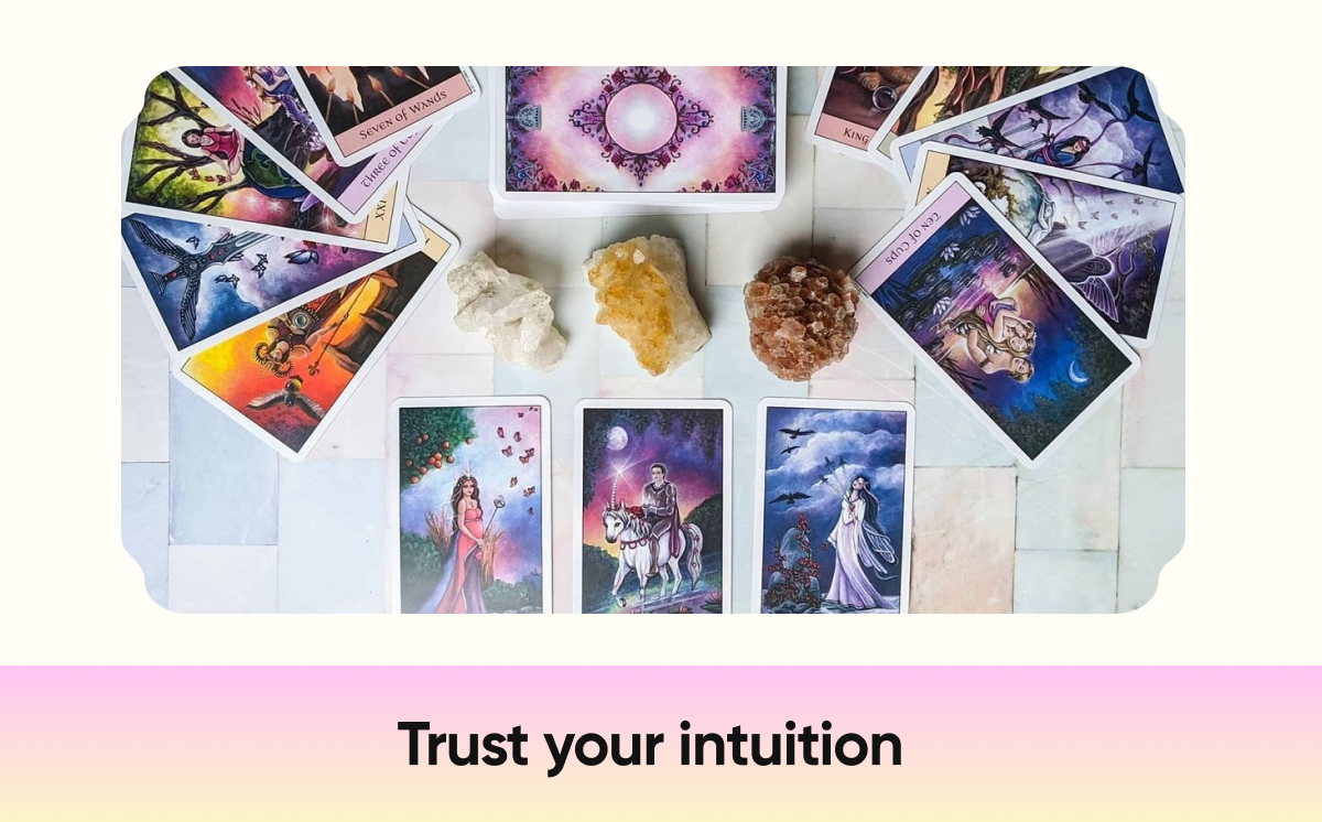 Trust your intuition 